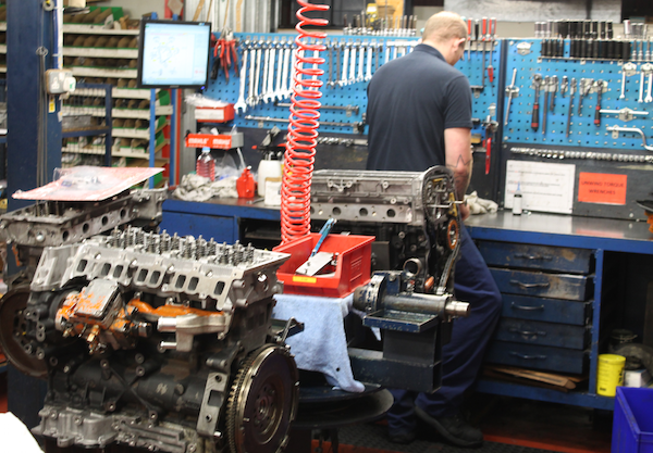 Cylinder head work in progress