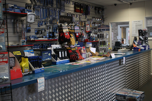 Counter stocks many aftermarket brands