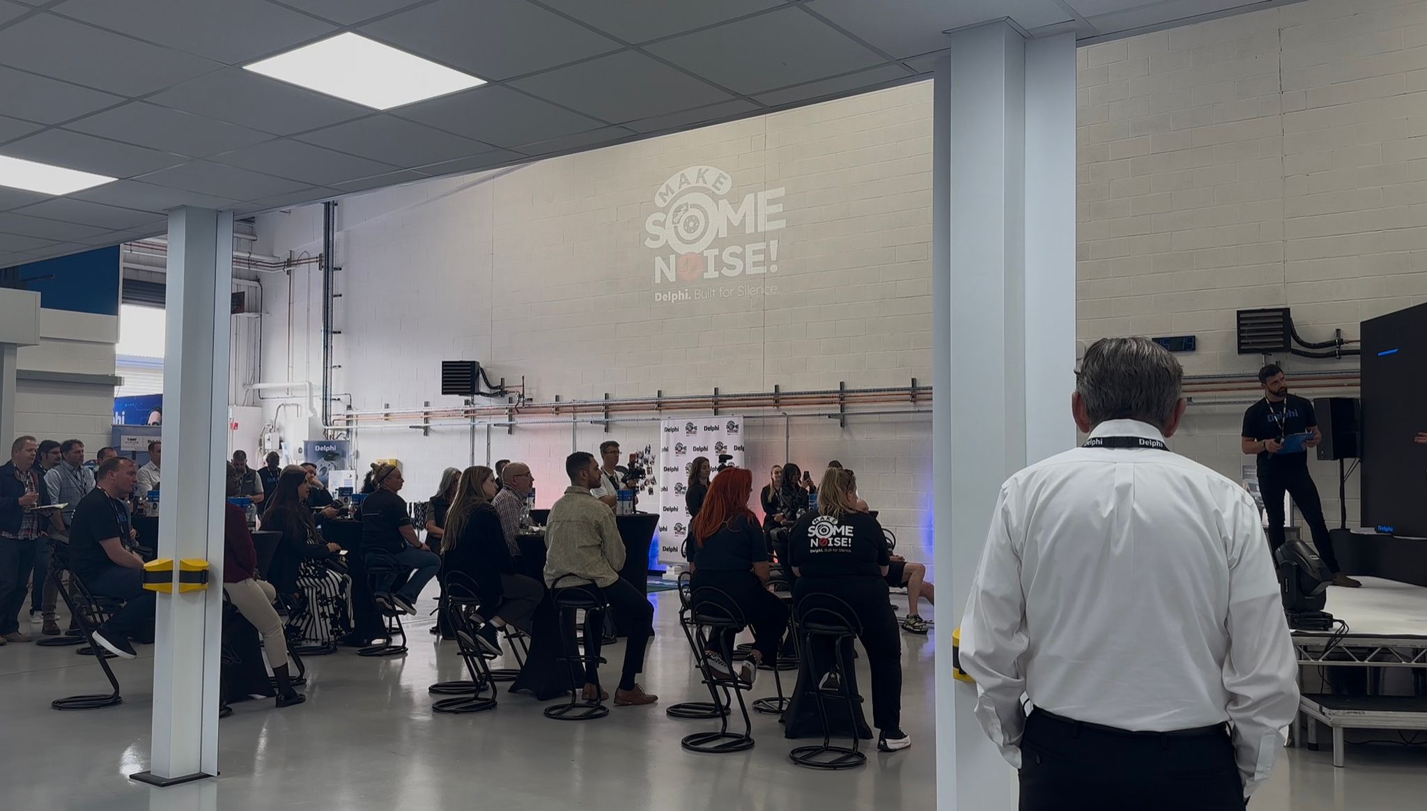 Speakers at the Delphi Make Some Noise campaign