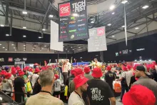 GSF TechFest red hats 