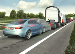 Bosch says predictive emergency braking systems can prevent 3 out of 4 rear-end collisions involving personal injury
