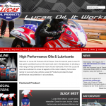 The Lucas website features an online store for suppliers